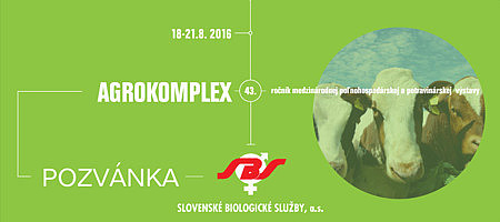 Pozvánka na Agrokomplex 2015